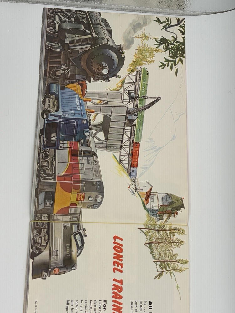 Vintage 1954 Lionel Train Catalog
