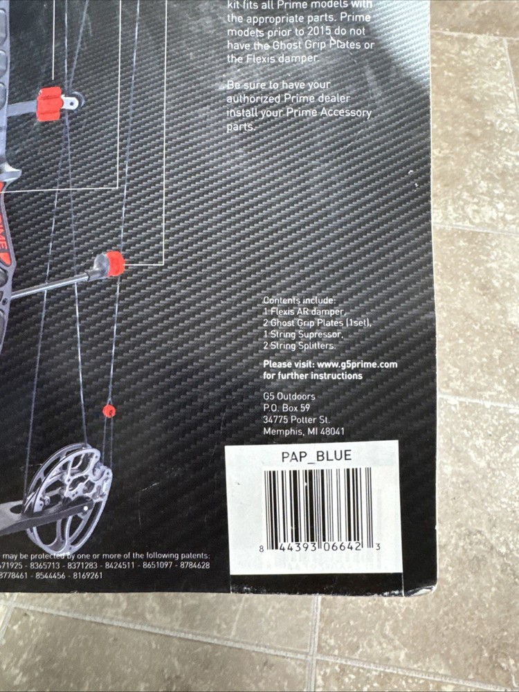 Prime Archery Accessory Color Kit Blue PAP_Blue
