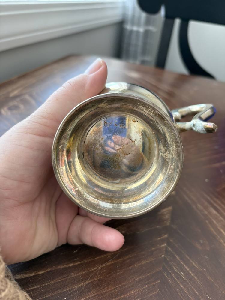VINTAGE 20% Heavy SILVER PLATED TANKARD MUG