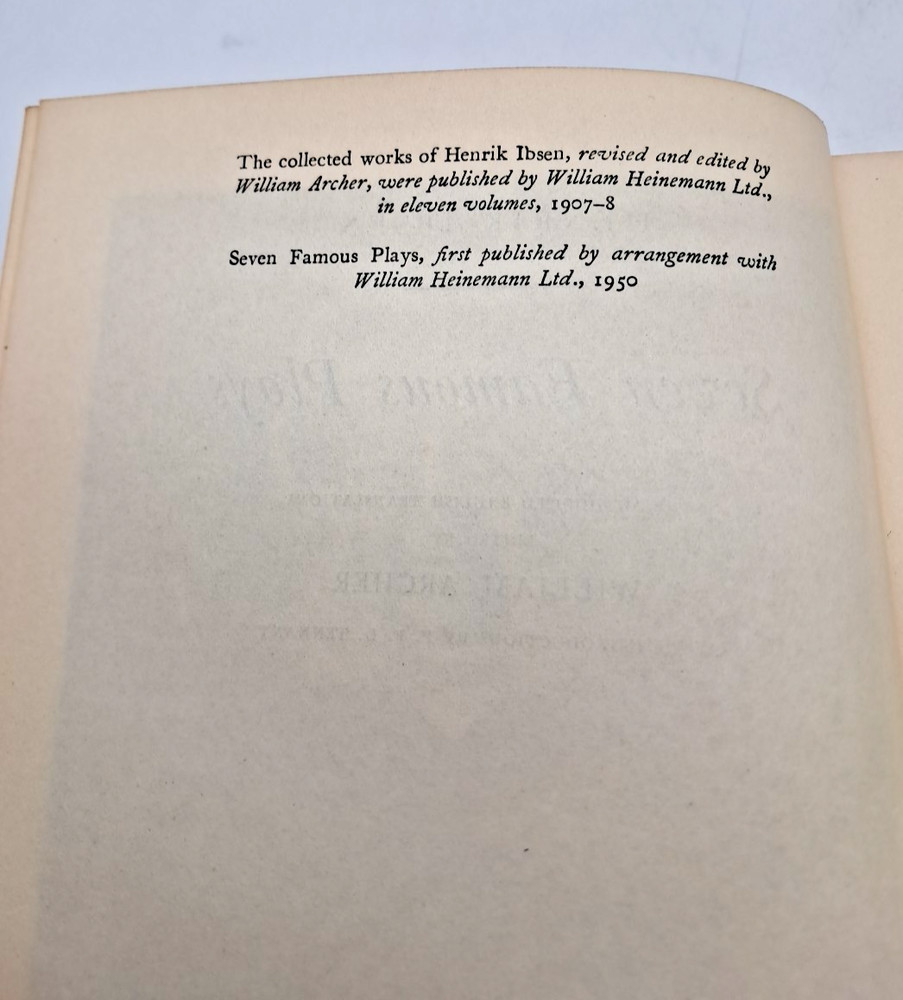 Seven Plays - Henrik Ibsen 1942