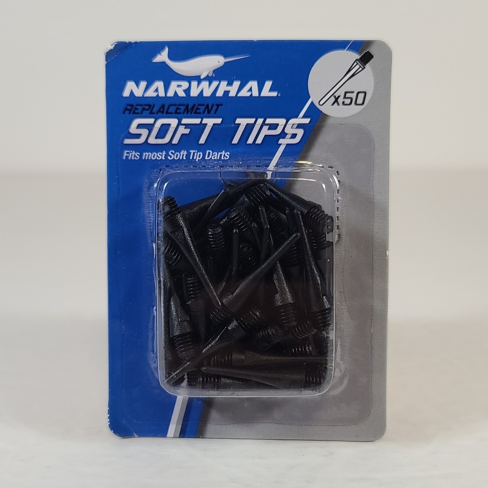 Narwhal Soft Tips Replacement for Darts 50 Counts