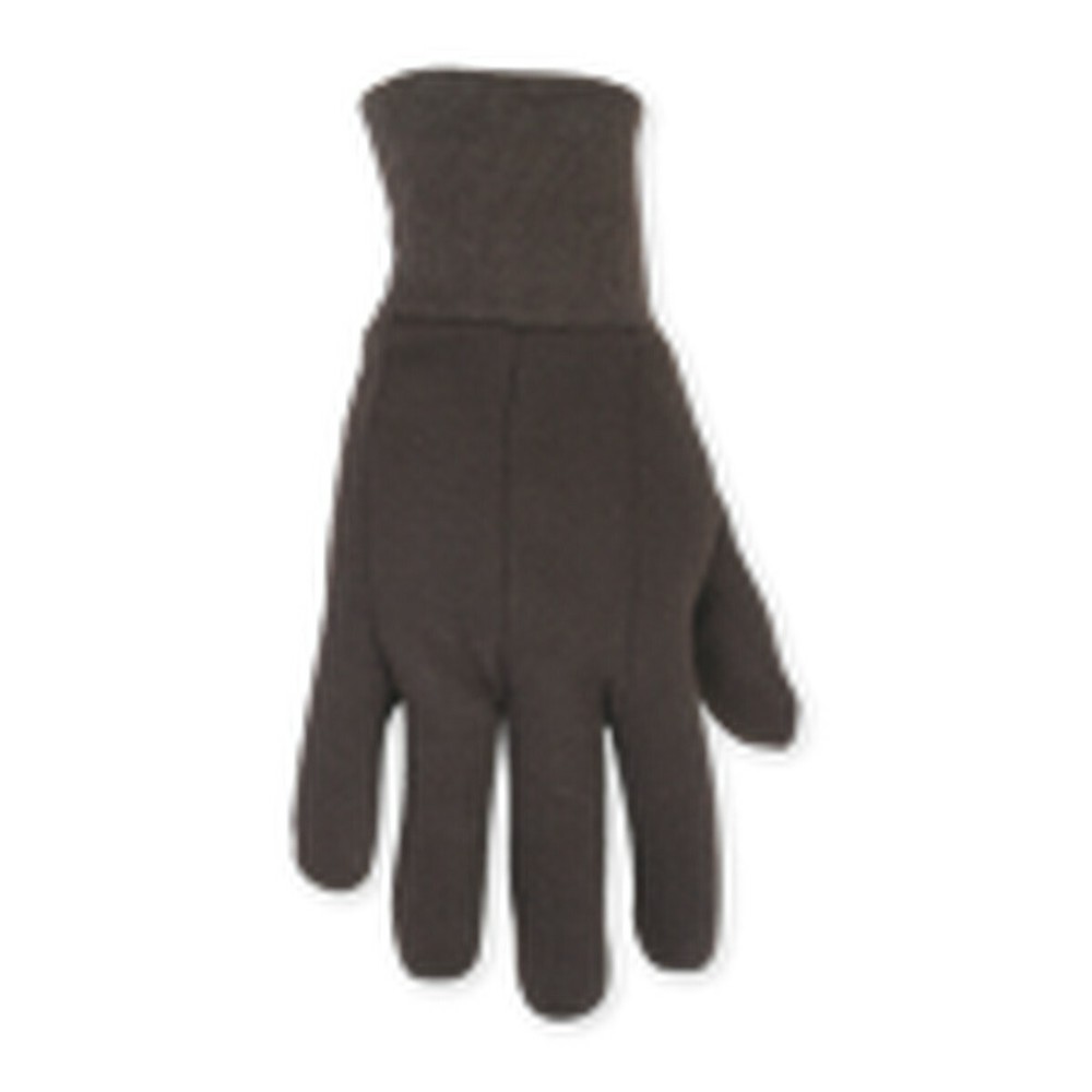CLC PK2008 BROWN JERSEY GLOVES, 3-PACK