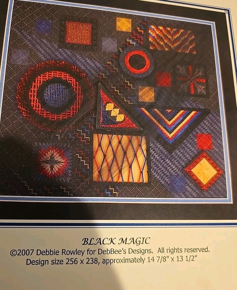 DebBees Designs Needlepoint Pattern Black Magic Debbie Rowley DD 110C 2007