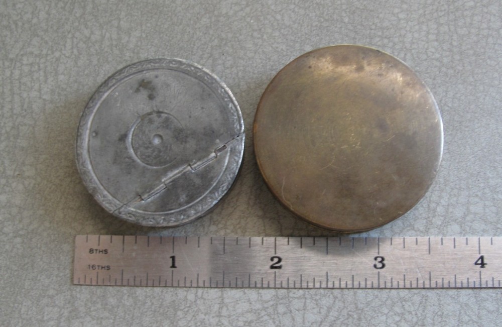 Antique Compass & Case.