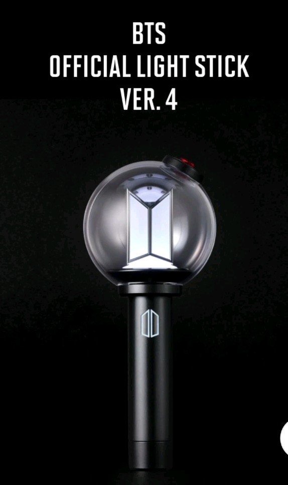 [4th Pre-Order] BTS Version 4 Army Bomb Fan Light Stick + Cradle +accessory 2