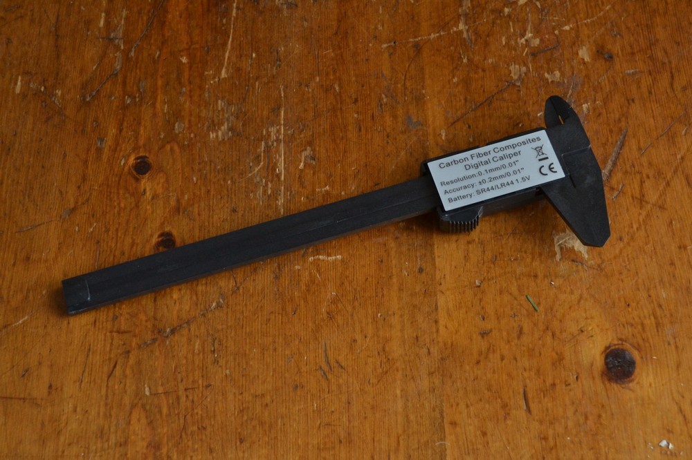 New Plastic Digital Caliper with New Batteries & Case