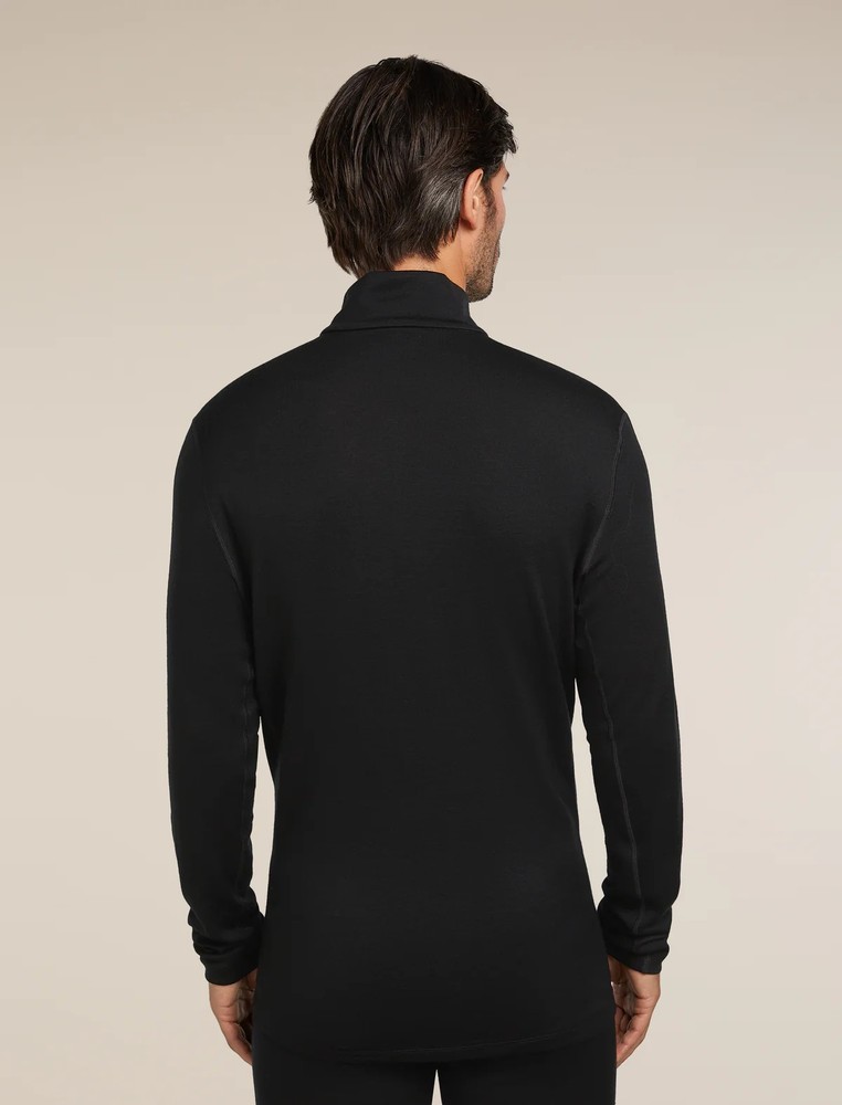 Icebreaker Merino 260 Tech Half Zip - Men's - Medium / Black