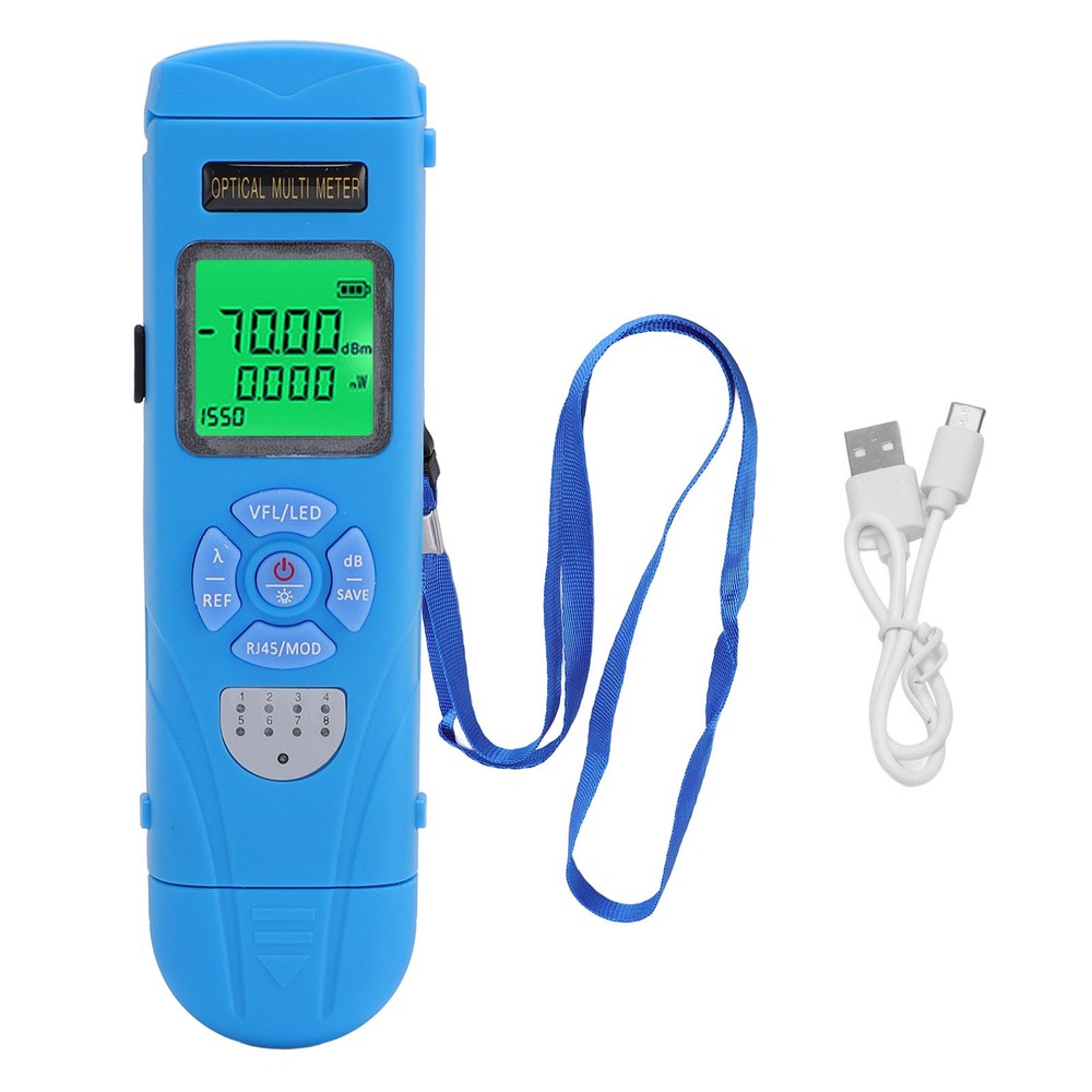 Multi Function Optical Power Meter 10 Wavelengths OPM VFL For Network Maintenanc