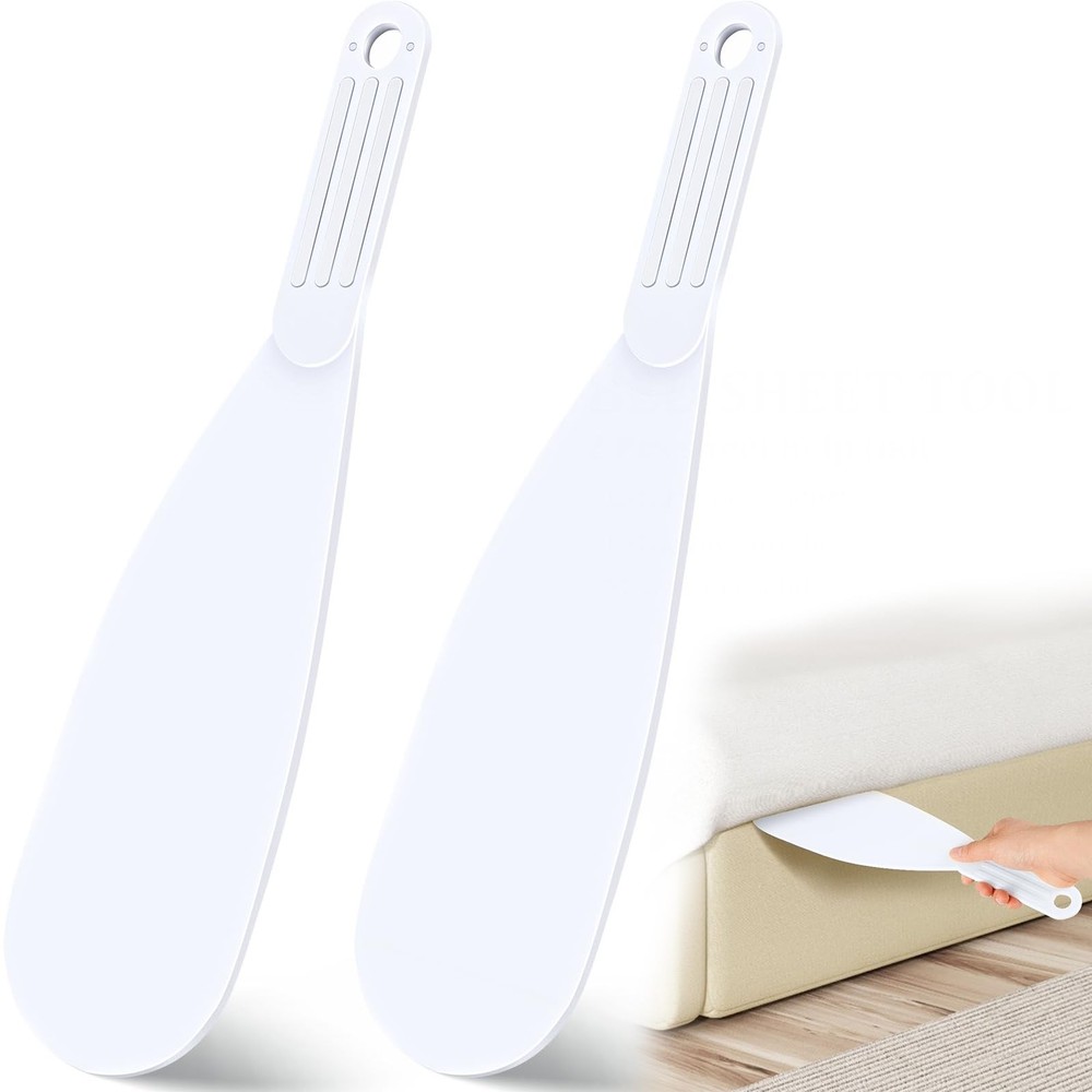 Mattress Lifter Bed Sheet Tool 2 Pcs Extra Long Bed Making Tucking Paddle