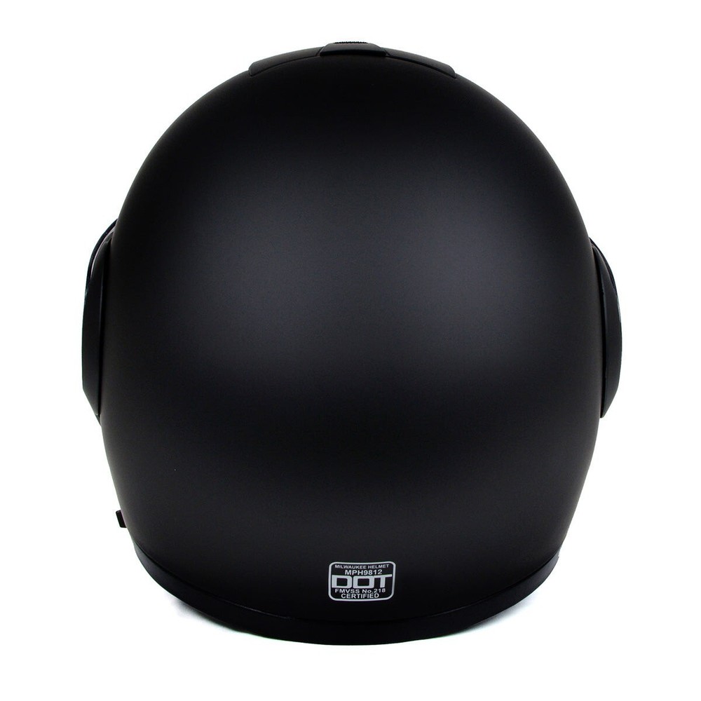 Milwaukee Helmets MPH9812DOT Menace Advanced Modular Helmet with Drop Down Visor