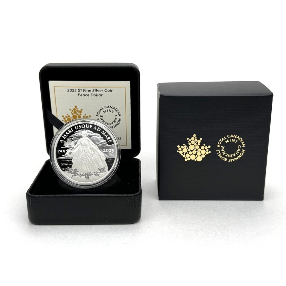 2025 Canada $1 Peace Dollar - 1 Ounce Fine Silver Coin