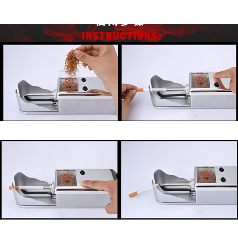 Electric Automatic Tobacco Roller Cigarette Rolling Machine Injector Maker DIY