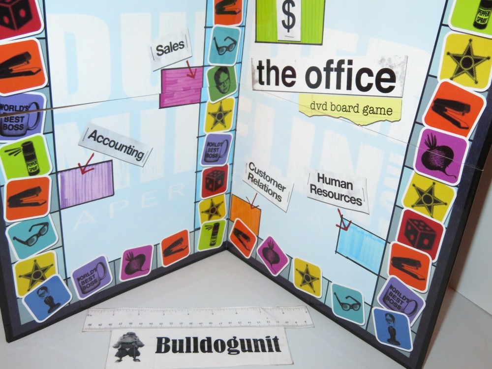 2008 The Office DVD Board Game Replacement Board Part Only