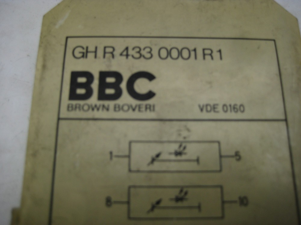BROWN BOVERI GHR4330001R1 GATE UNIT UNMP 5321