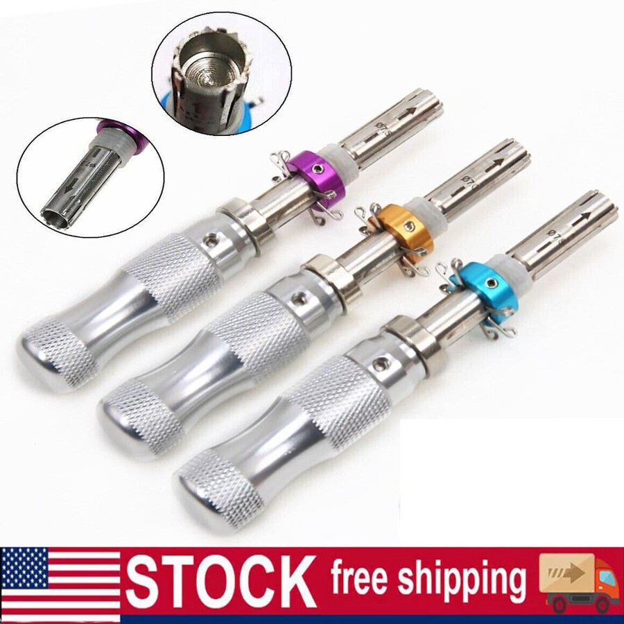 Locksmith Tools 3 Pcs 7 Pin Advanced Tubular Lock Tool Set for Padlock Tool