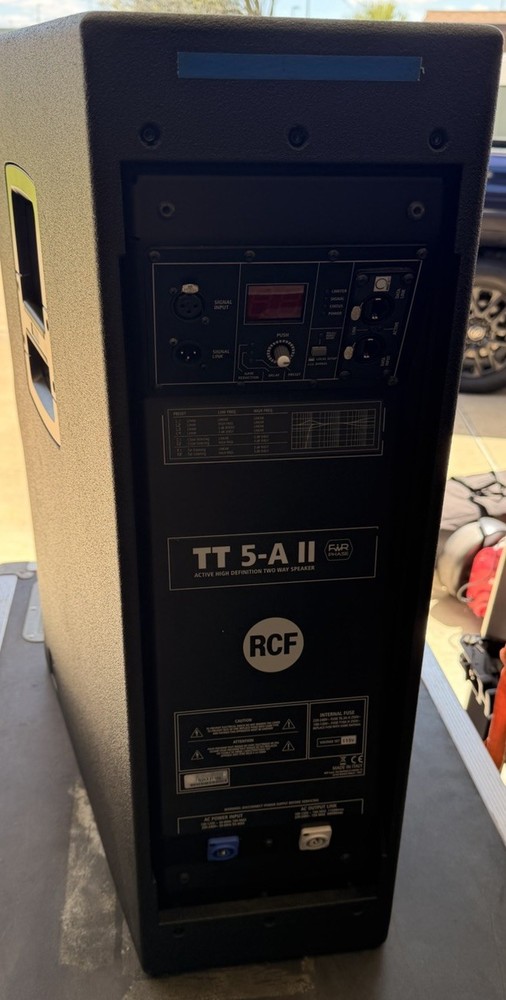 RCF TT5A-II, TT5A | 15” Active Speakers