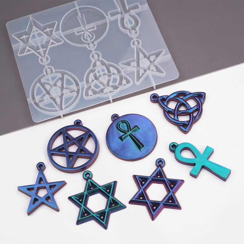 Non-Toxic Soft Silicone Mold Epoxy Casting DIY Tool for Making Resin Pendant