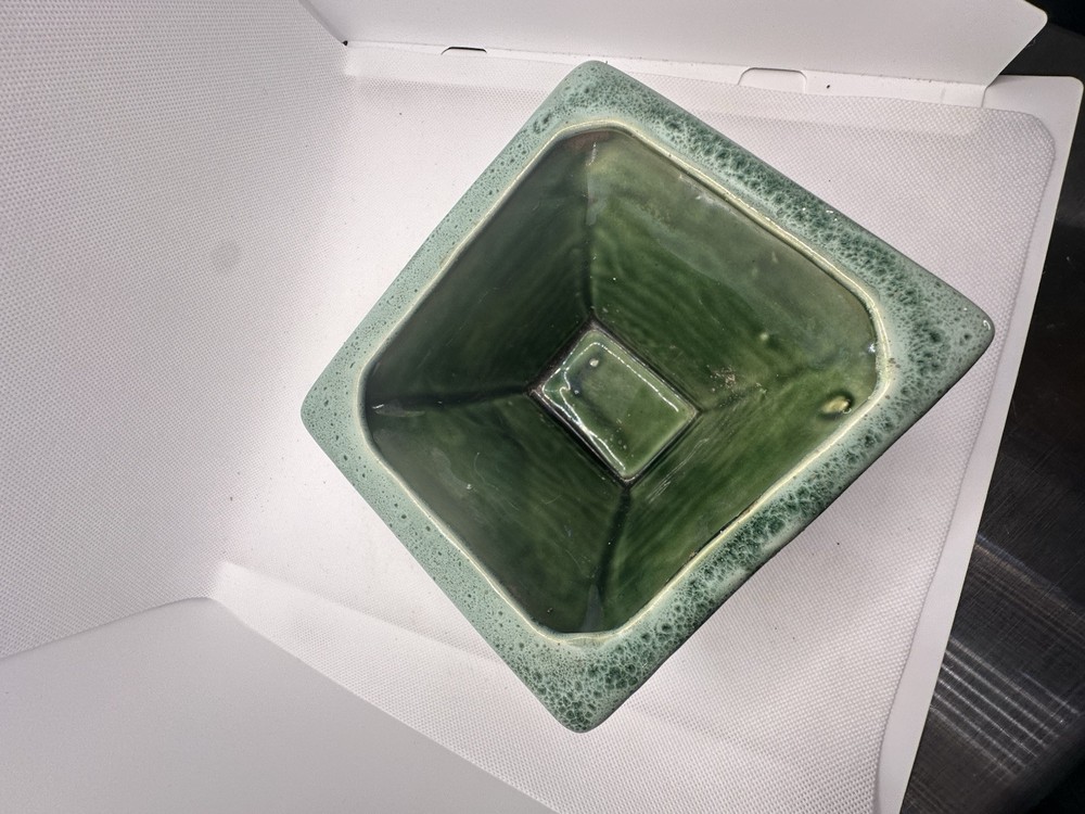 Colonial China Co Square Planter Green (201)