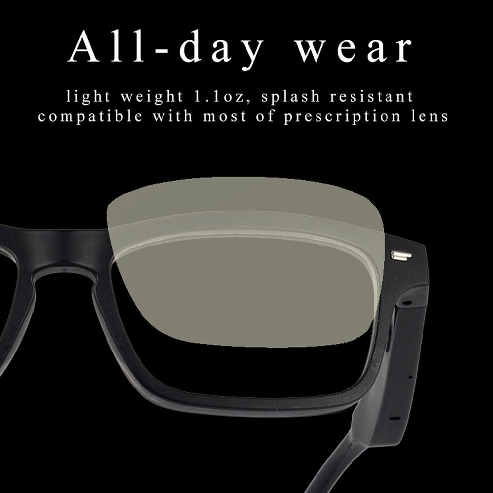 Smart Polarized Sun Lenses Glasses Bluetooth Sunglasses Bone Conduction Headset