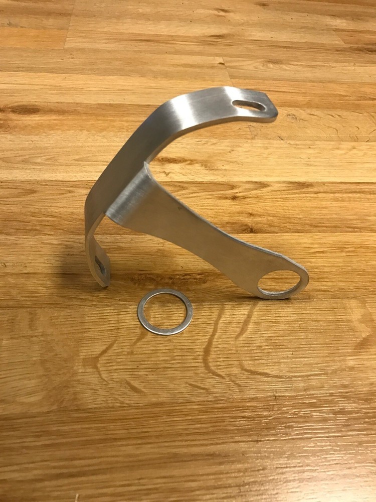 Rolled License Plate Relocation Bracket for HARLEY-DAVIDSON BREAKOUT 2012-2023