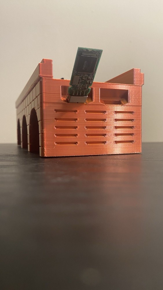 Old Bridge Micro SD card Organizer | Desk Organizer | Old Stylistic Bridge