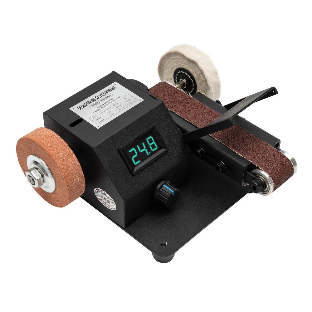 Mini Electric Belt Sander Grinder DIY Polishing Machine Sanding Belt Sharpener