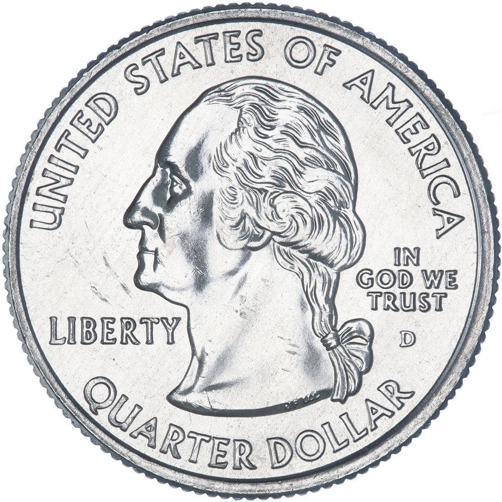 2003 D State Quarter Arkansas BU CN-Clad US Coin