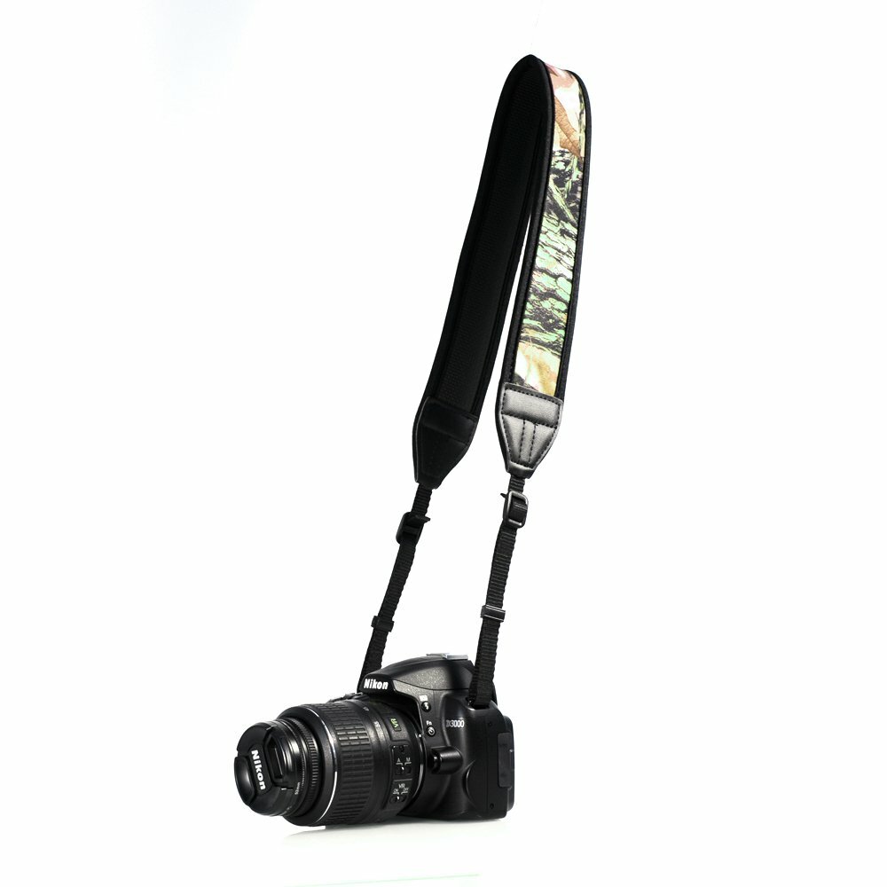 Padded Neck Shoulder Strap with White Grosgrain Ties