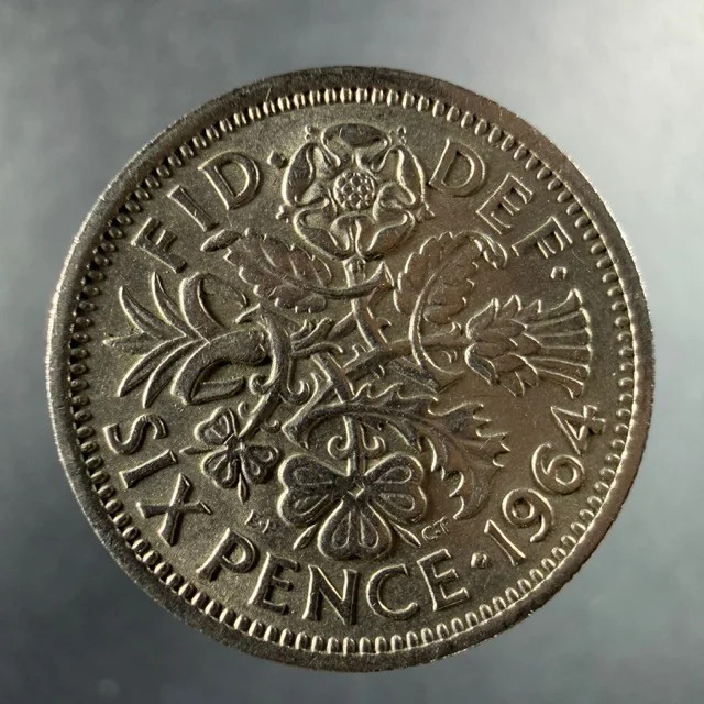 1964 Great Britain 6d Sixpence Elizabeth II