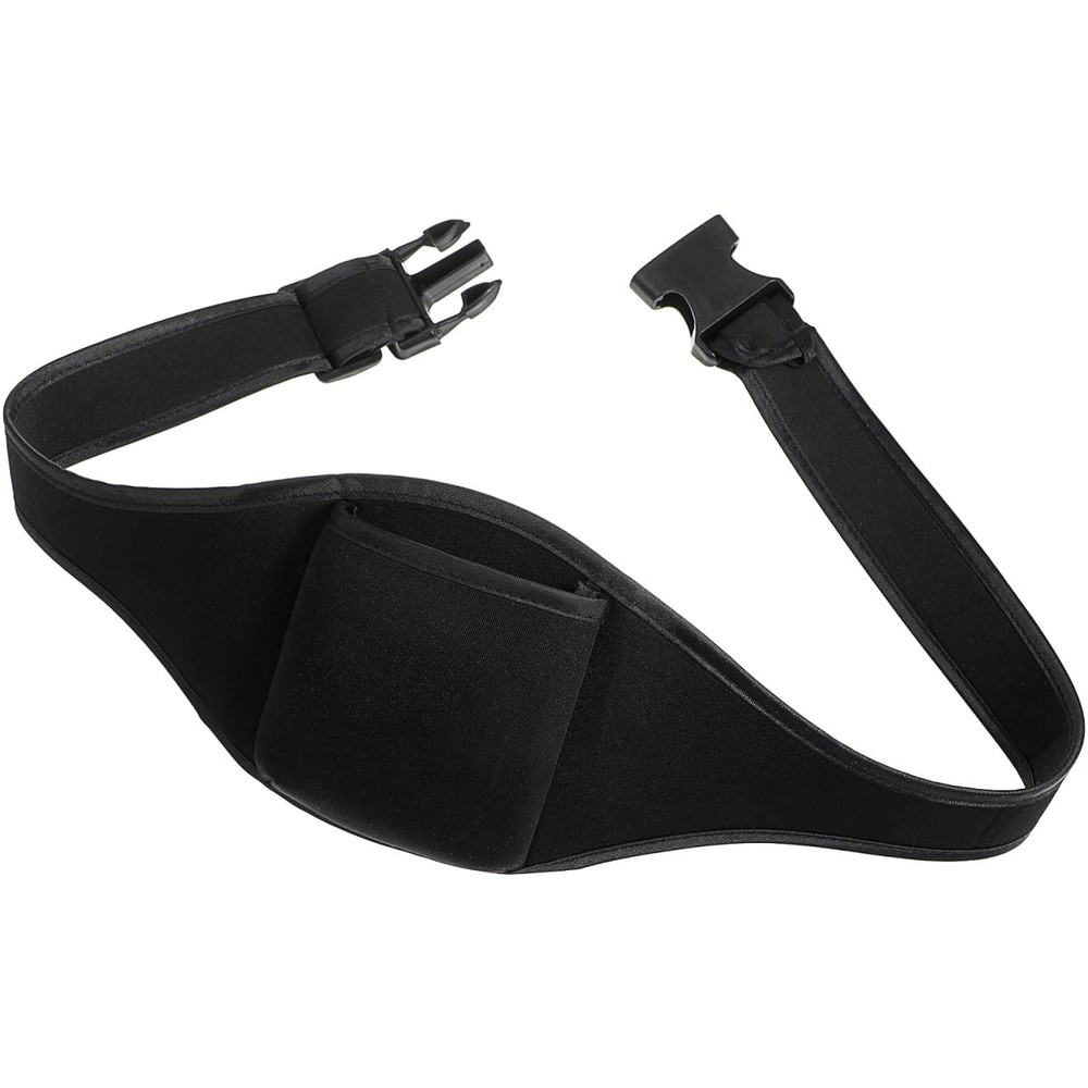 Professional-Grade Adjustable Mic Belt Instructor Microphone Holder Sweat-Abs...