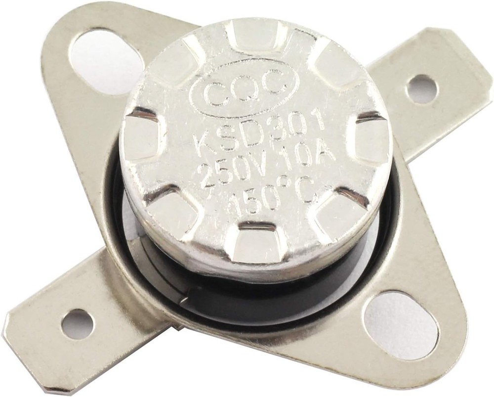 5-Pack 150 Degrees Centigrade Thermostat Thermal Control Switch 250V 10A Norm...