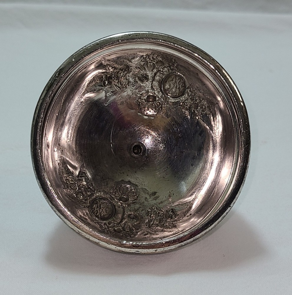Lid Pickle Castor Insert Lid Silverplate Vintage or Antique