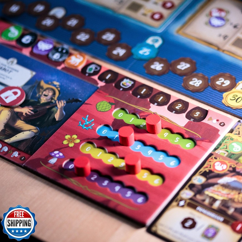 Wondrous Creatures Board Game – Worker-Placement and Tableau Buil