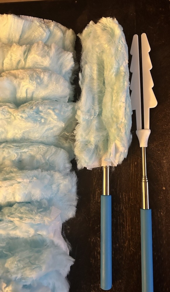 12pc Microfiber Feather Duster Kit w/Telescoping Extension Pole