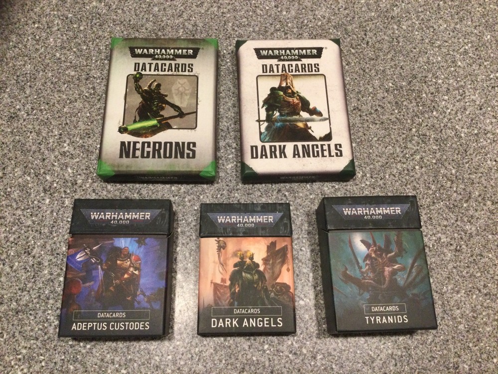 warhammer 40k Data Cards