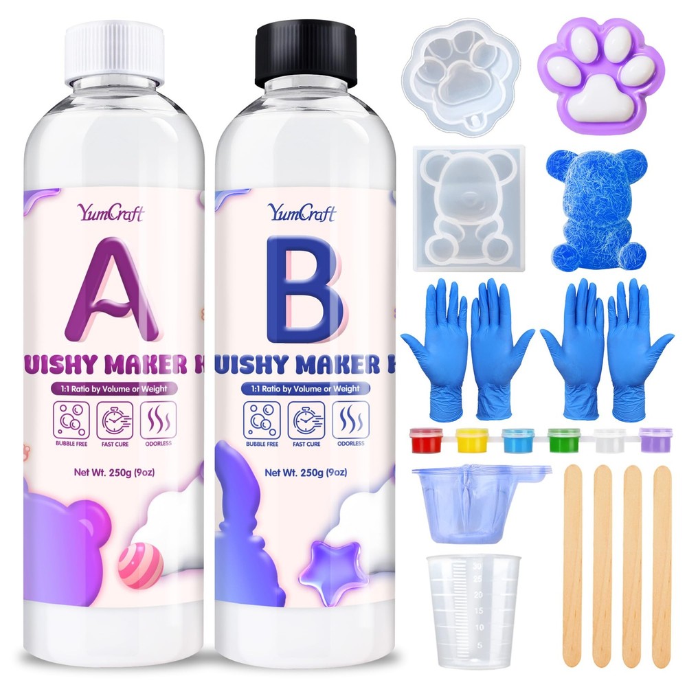 Liquid Silicone for Squishy Maker, 18oz Rubber Taba