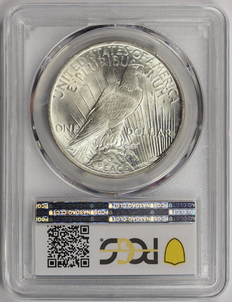 1923 Peace Dollar Silver $1 MS 64 PCGS