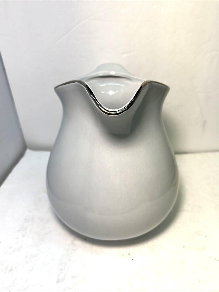 Pottery Barn Water Pitcher, Star Pattern NWT 7” tall