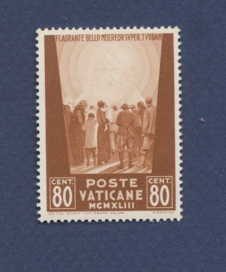 VATICAN - Scott 85 var  - MNH -  Jesus image omitted --c