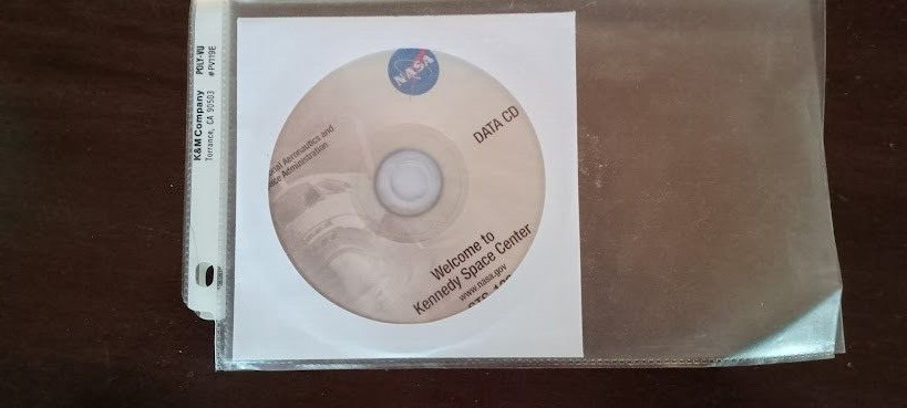 NASA WELCOME TO KSC NASA COMPUTER DISC DATA CD#112