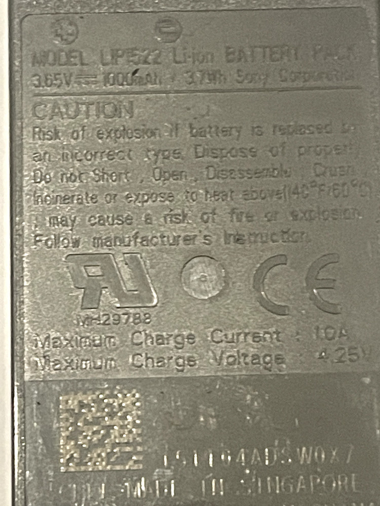 Genuine Sony PS4 Controller Battery (Model: LIP1522)