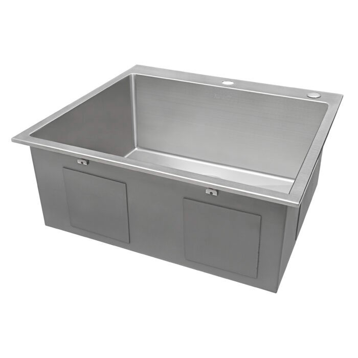 Ruvati 25" Drop-in Topmount Rounded Corners Kitchen Sink- RVH8007