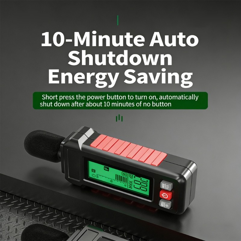 Handheld Decibel Reader For Acoustics Engineering And Environmental Assessment