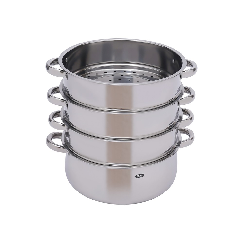 5 Layers 28cm Pot Steamer Multi-Layer Cookware Pot Cookware Stainless Steel Pot
