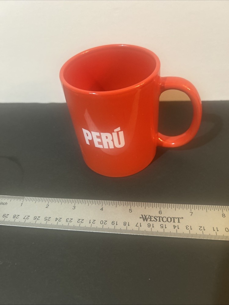 Red Peru Souvenir Coffee Cup Mug