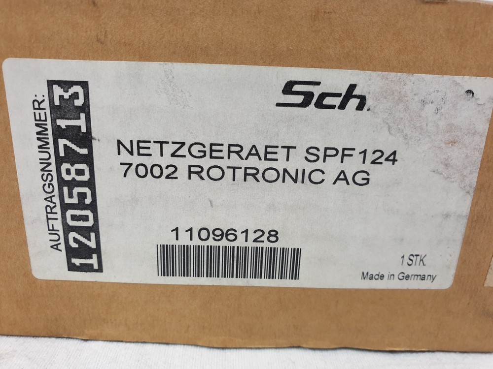 Schroff SPF 124 Power Supply Module - Unused