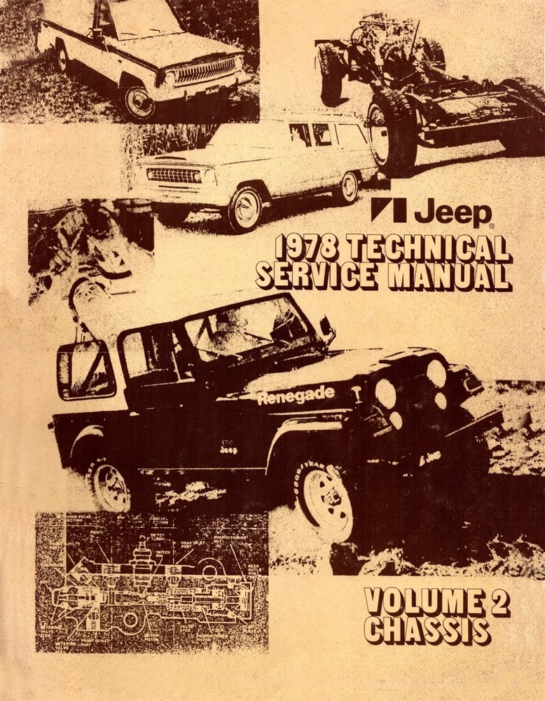 1978 Jeep Technical Service Manual (3 Volumes)