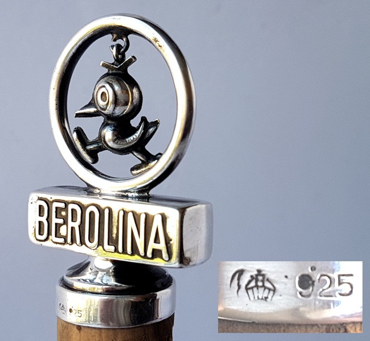 Berolina Berlin Silver Cork Stopper AL735