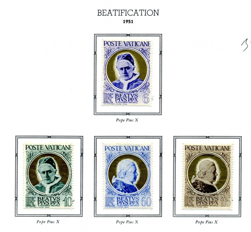 VATICAN CITY   MH    145-48    Beatification    VC871