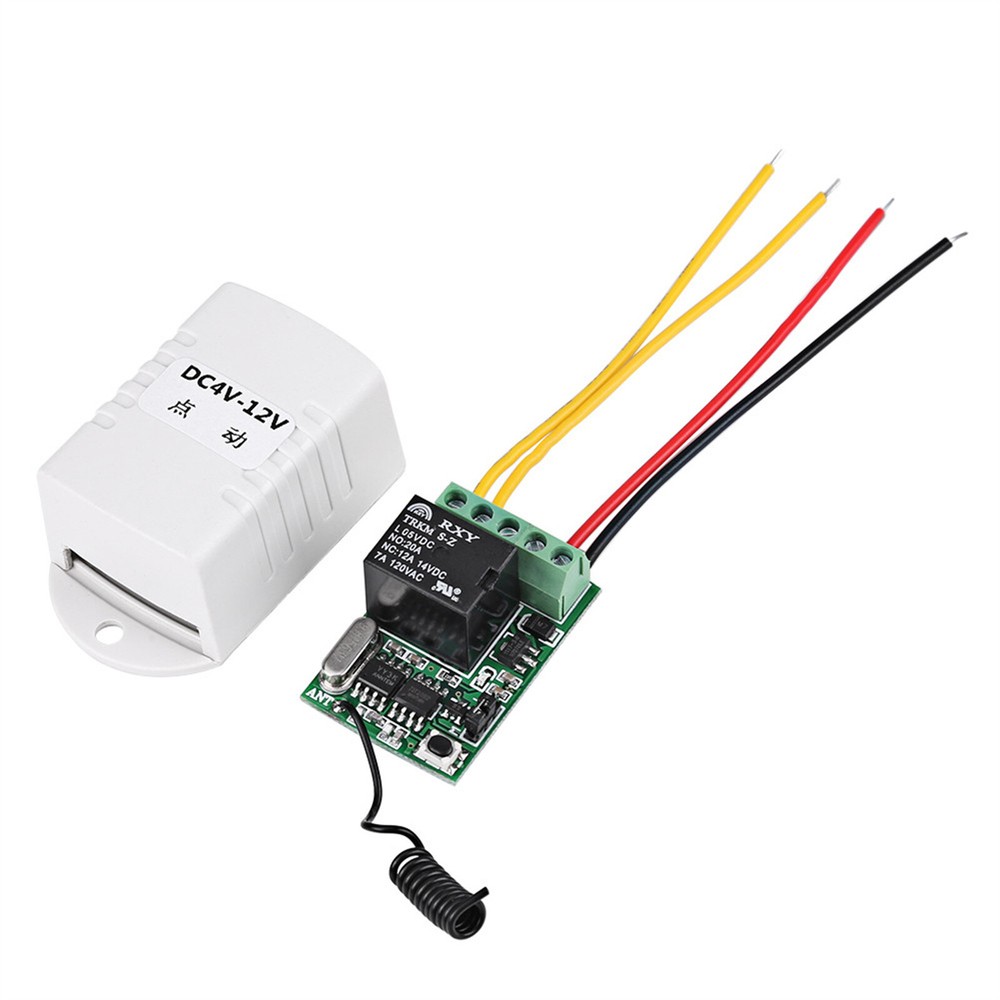 For Computer Wireless Relay Remote Control One Key Switch Receiver Transmitter